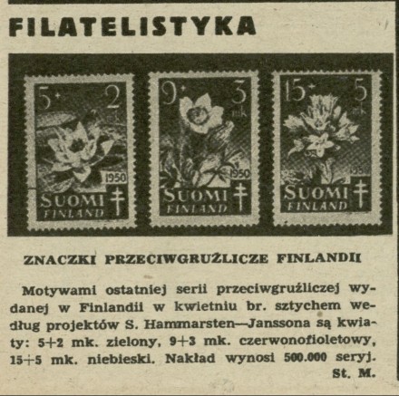 Znaczki przeciwgruźlicze Finlandii