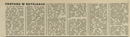 Fortuna w butelkach