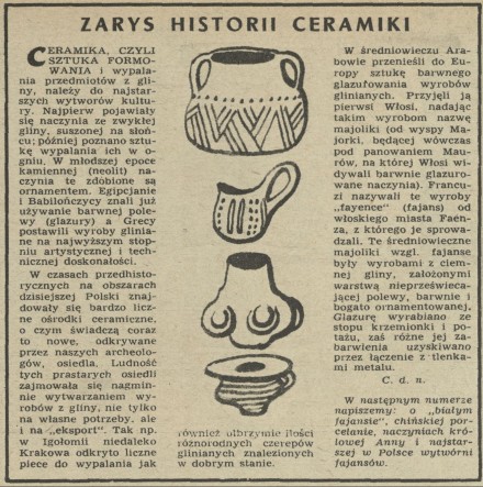 Zarys historii ceramiki