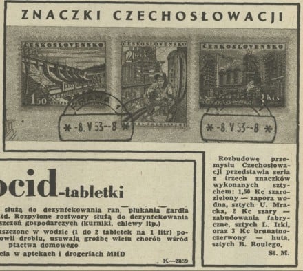 Znaczki Czechosłowacji