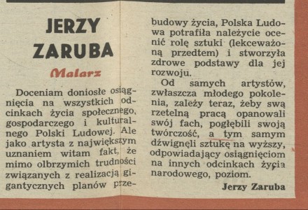 Jerzy Zaruba - Malarz
