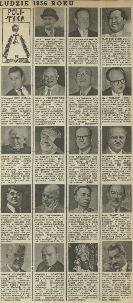 Ludzie 1956 roku - polityka