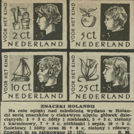 Znaczki Holandii