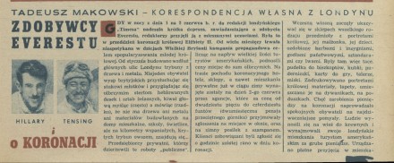 Zdobywcy Everestu i o koronacji