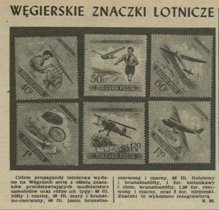 Węgierskie znaczki lotnicze