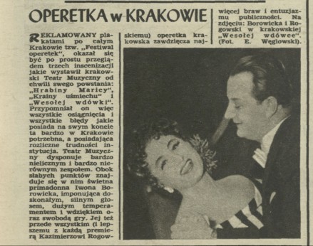 Operetka w Krakowie