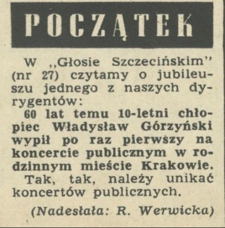 Początek