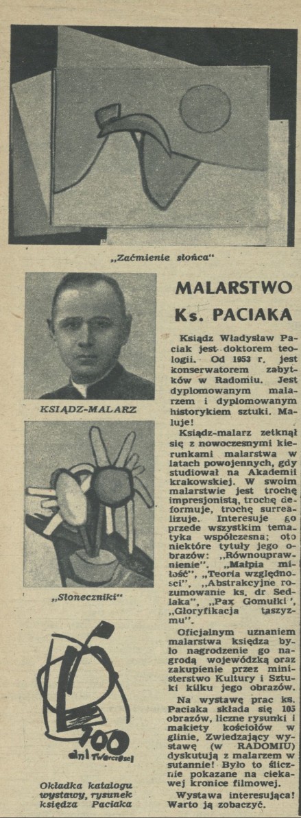 Malarstwo księdza Władysława Paciaka