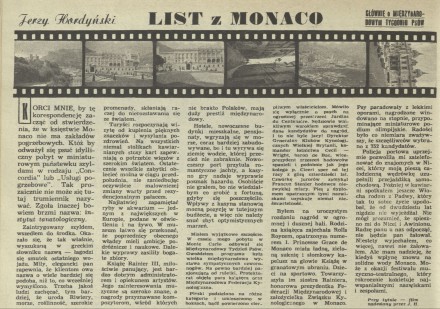 List z Monaco