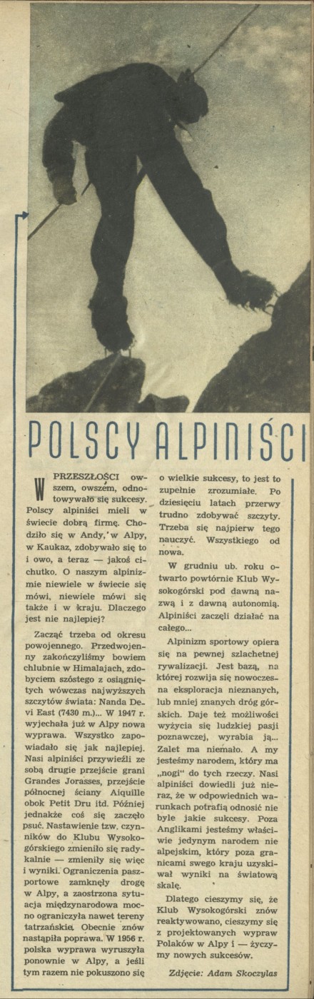 Polscy alpiniści