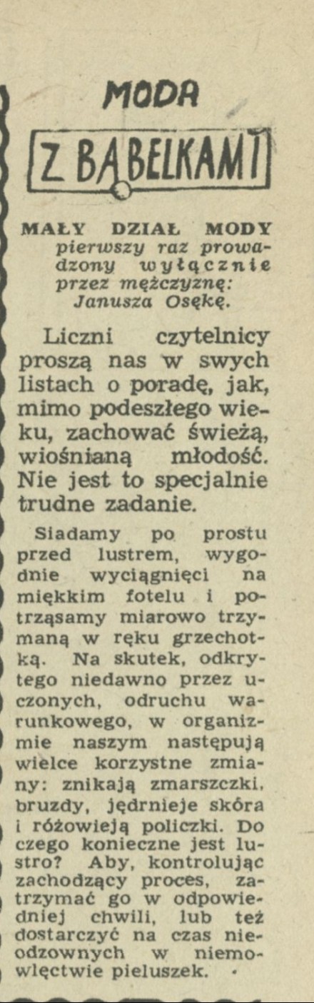 Mały dział mody