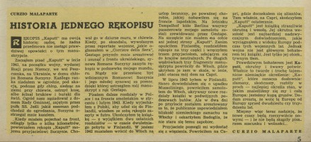 Historia jednego rękopisu
