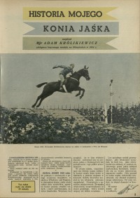 Historia mojego konia Jaśka