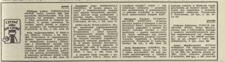 Czytać albo nie czytać?