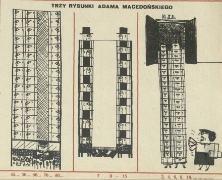 Trzy rysunki Adama Macedońskiego
