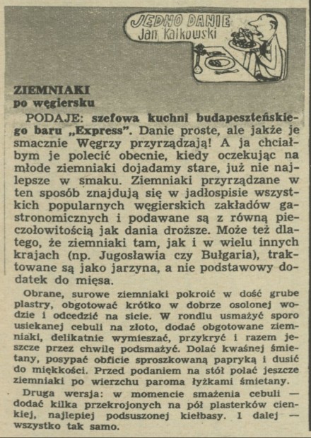 Ziemniaki po węgiersku