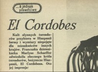 ...a jednak prawdziwe - El Cordobes