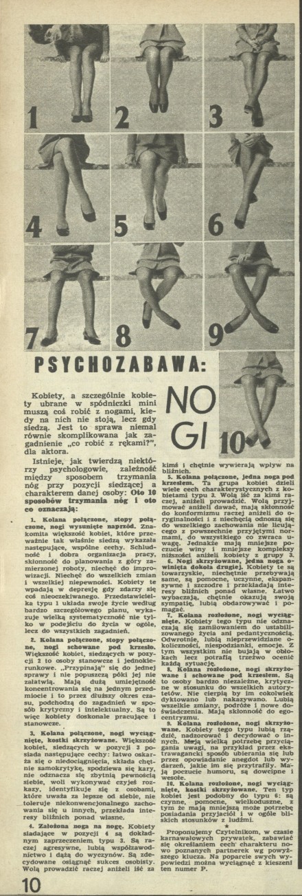 Psychozabawa: nogi