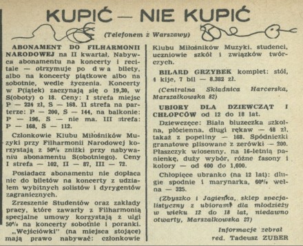 Kupić nie kupić