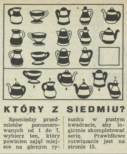 Który z siedmiu?