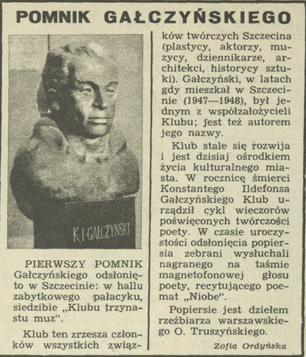 Pomnik Gałczyńskiego