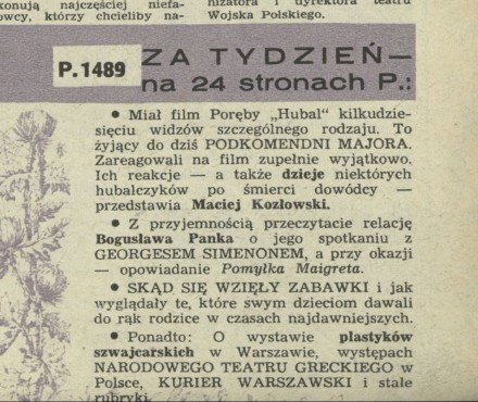 Za tydzień