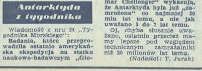 Antarktyda z tygodnia