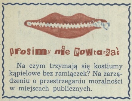 Prosimy nie powtarzać