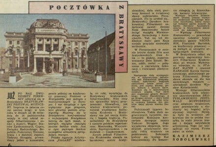 Pocztówka z Bratysławy