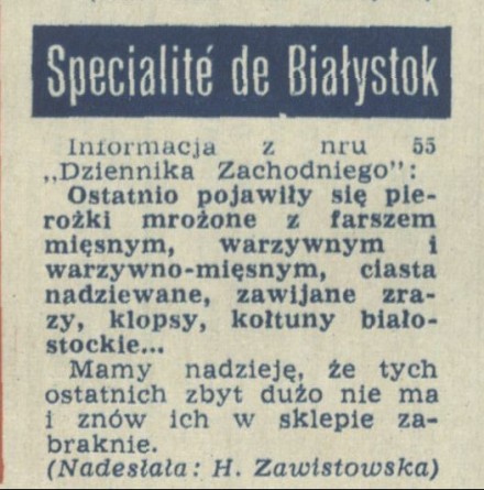 Specialite de Białystok