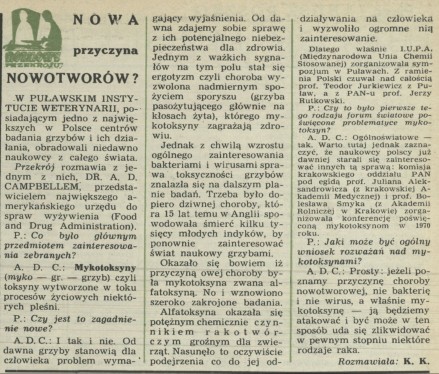 Nowa przyczyna nowotworów?