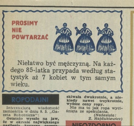 Prosimy nie powtarzać