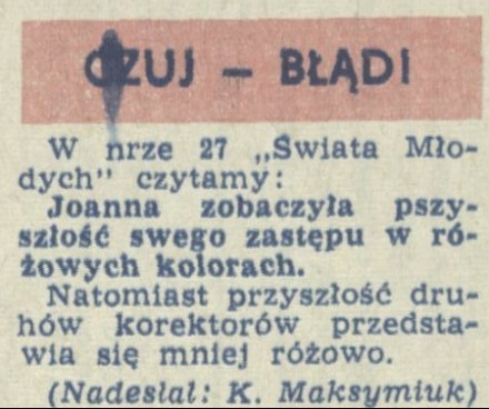 Czuj błąd