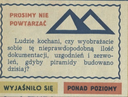 Prosimy nie powtarzać