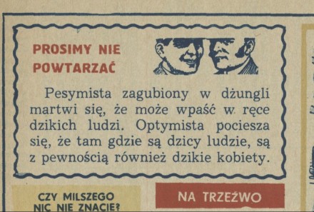 Prosimy nie powtarzać