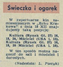 Świeczka i ogarek