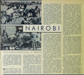 Nairobi - metropolia na równiku
