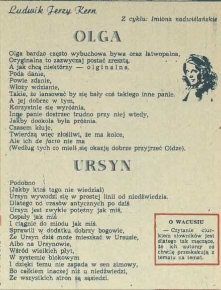 Olga, Ursyn