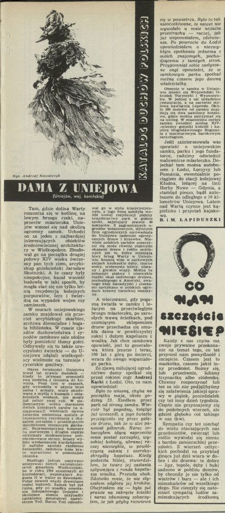 Katalog duchów polskich: Dama z Uniejowa