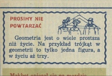 Prosimy nie powtarzać