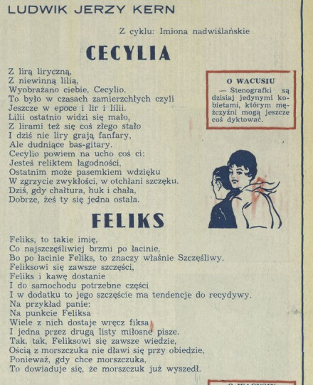 Cecylia. Feliks