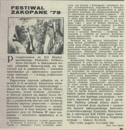 Festiwal Zakopane '79