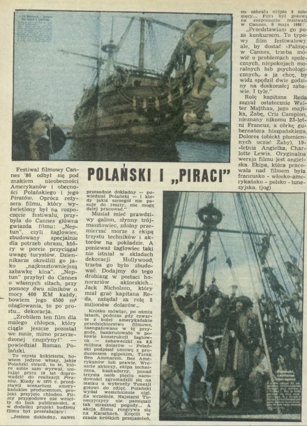 Polański i "Piraci"