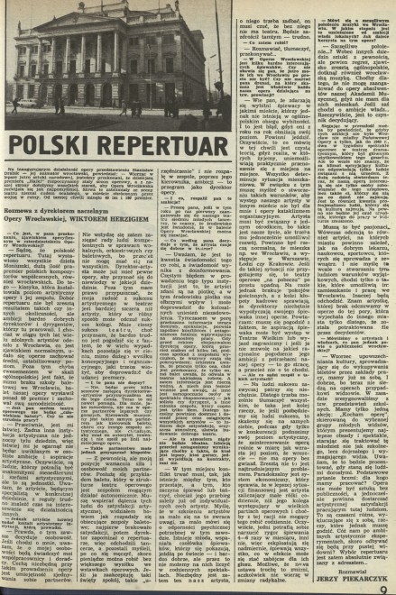 Polski repertuar