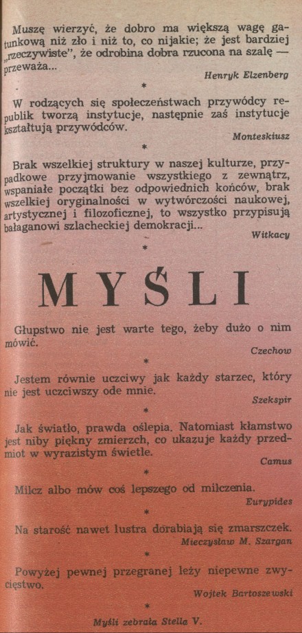 Myśli