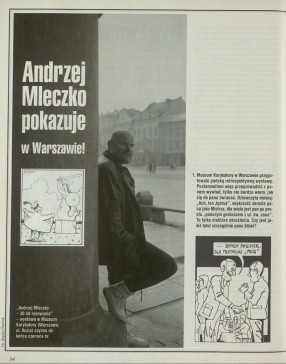 Andrzej Mleczko pokazuje w Warszawie