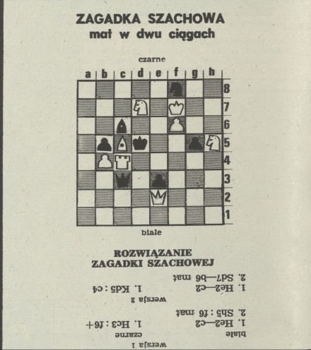 Zagadka szachowa