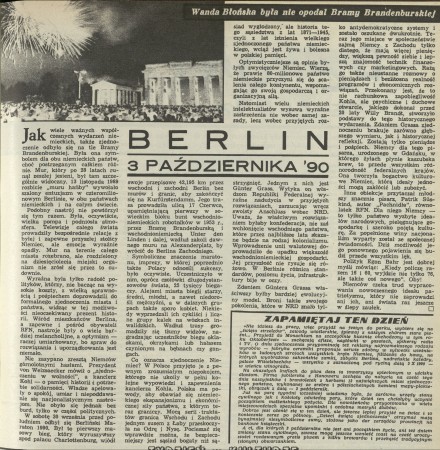 Berlin 3 października '90
