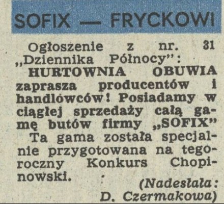 Sofix - Fryckowi