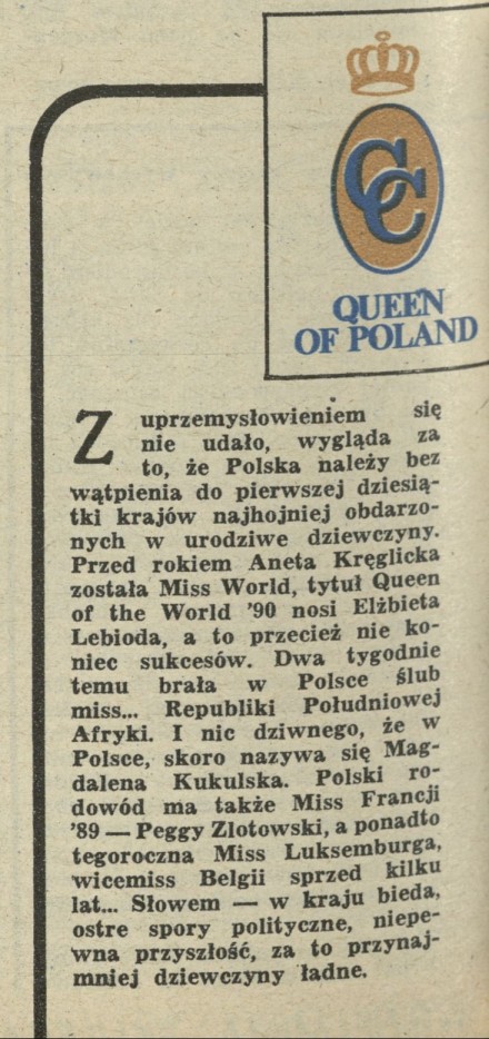Queen of Poland czyli wybory najpiękniejszej Polki mieszkającej za granicą!